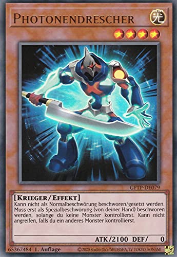 GFTP-DE079 - Photonendrescher - Ultra Rare - 1. Auflage - Deutsch - Ghost from The Past - mit LMS Trading Fieldcenter-Karte Yugioh GFTP-DE079 - Photonendrescher - Ultra Rare - 1. Auflage - Deutsch - Ghost from The Past - mit LMS Trading Fieldcenter-Karte Yugioh von LMS Trading