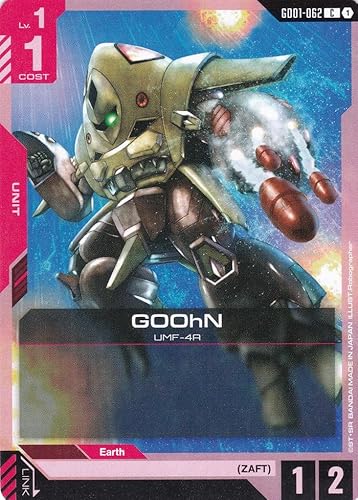 GOOhN UMF-4A - GD01-062 - Common - Newtype Rising - Gundam TCG - Einzelkarte - Offiziell - Anime - mit LMS-Trading Karte GOOhN UMF-4A - GD01-062 - Common - Newtype Rising - Gundam TCG - Einzelkarte - Offiziell - Anime - mit LMS-Trading Karte von LMS Trading