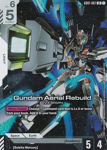 Gundam Aerial Rebuild - GD01-067 - Legend Rare - Newtype Rising - Gundam TCG - Einzelkarte - Offiziell - Anime - mit LMS-Trading Karte von LMS Trading