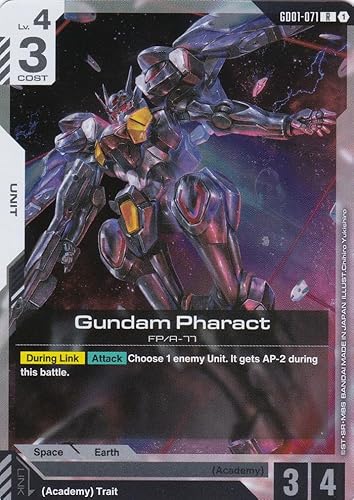 Gundam Pharact FP/A-77 - GD01-071 - Rare - Newtype Rising - Gundam TCG - Einzelkarte - Offiziell - Anime - mit LMS-Trading Karte von LMS Trading