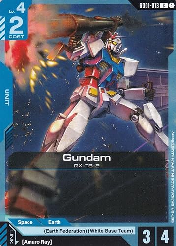 Gundam RX-78-2 - GD01-013 - Common - Newtype Rising - Gundam TCG - Einzelkarte - Offiziell - Anime - mit LMS-Trading Karte Gundam RX-78-2 - GD01-013 - Common - Newtype Rising - Gundam TCG - Einzelkarte - Offiziell - Anime - mit LMS-Trading Karte von LMS Trading