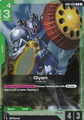 Gyan YMS-15 - GD01-032 - Rare - Newtype Rising - Gundam TCG - Einzelkarte - Offiziell - Anime - mit LMS-Trading Karte von LMS Trading