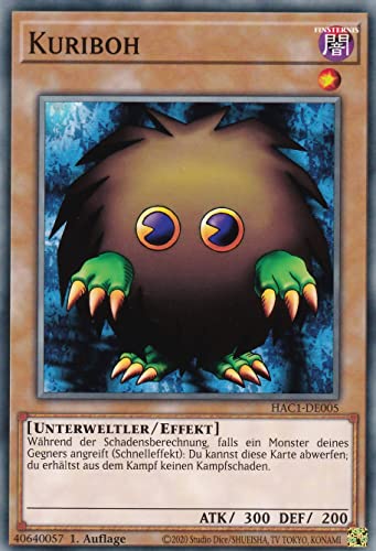 HAC1-DE005 - Kuriboh - Common - 1. Auflage - Deutsch - Hidden Arsenal: Chapter 1 - mit LMS Trading Fieldcenter-Karte Yugioh HAC1-DE005 - Kuriboh - Common - 1. Auflage - Deutsch - Hidden Arsenal: Chapter 1 - mit LMS Trading Fieldcenter-Karte Yugioh von LMS Trading