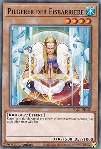 HAC1-DE035 - Pilgerer der Eisbarriere - Common - 1. Auflage - Deutsch - Hidden Arsenal: Chapter 1 - mit LMS Trading Fieldcenter-Karte Yugioh HAC1-DE035 - Pilgerer der Eisbarriere - Common - 1. Auflage - Deutsch - Hidden Arsenal: Chapter 1 - mit LMS Trading Fieldcenter-Karte Yugioh von LMS Trading