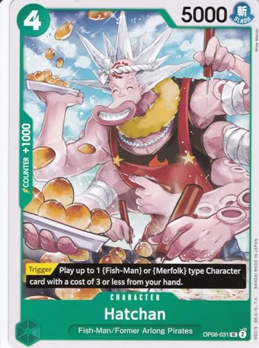 Hatchan (OP06-031) - Uncommon - Wings of The Captain - One Piece Card Game - Einzelkarte - mit LMS Trading Grußkarte von LMS Trading