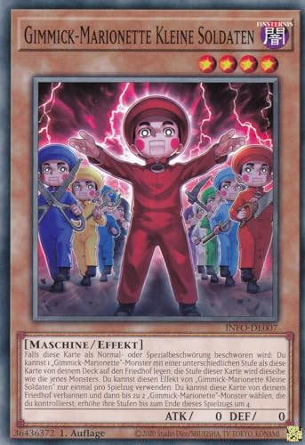 INFO-DE007 - Gimmick-Marionette Kleine Soldaten - Common - Deutsch - 1. Auflage - The Infinite Forbidden - mit LMS Trading Fieldcenter-Karte Yugioh von LMS Trading