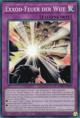 INFO-DE068 - Exxod-Feuer der Wut - Super Rare - Deutsch - 1. Auflage - The Infinite Forbidden - mit LMS Trading Fieldcenter-Karte Yugioh INFO-DE068 - Exxod-Feuer der Wut - Super Rare - Deutsch - 1. Auflage - The Infinite Forbidden - mit LMS Trading Fieldcenter-Karte Yugioh von LMS Trading