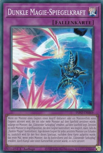 INFO-DE069 - Dunkler Magie-Spiegelkraft - Super Rare - Deutsch - 1. Auflage - The Infinite Forbidden - mit LMS Trading Fieldcenter-Karte Yugioh INFO-DE069 - Dunkler Magie-Spiegelkraft - Super Rare - Deutsch - 1. Auflage - The Infinite Forbidden - mit LMS Trading Fieldcenter-Karte Yugioh von LMS Trading