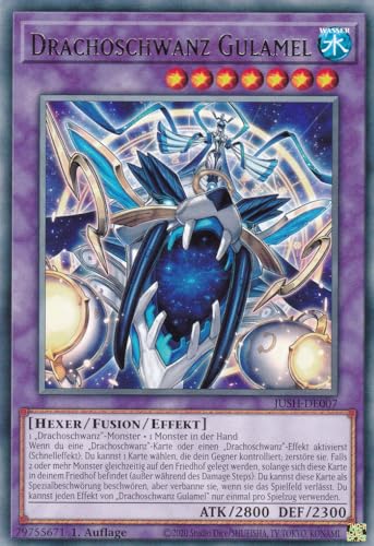 JUSH-DE007 - Drachoschwanz Gulamel - Rare - Deutsch - 1. Auflage - Justice Hunters - mit LMS Trading Fieldcenter-Karte Yugioh - Sammelkarte - TCG - Original JUSH-DE007 - Drachoschwanz Gulamel - Rare - Deutsch - 1. Auflage - Justice Hunters - mit LMS Trading Fieldcenter-Karte Yugioh - Sammelkarte - TCG - Original von LMS Trading