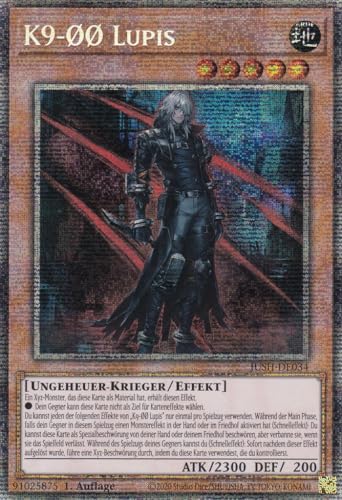 JUSH-DE034 - K9-ØØ Lupis - Starlight Rare - Deutsch - 1. Auflage - Justice Hunters - mit LMS Trading Fieldcenter-Karte Yugioh - Sammelkarte - TCG - Original JUSH-DE034 - K9-ØØ Lupis - Starlight Rare - Deutsch - 1. Auflage - Justice Hunters - mit LMS Trading Fieldcenter-Karte Yugioh - Sammelkarte - TCG - Original von LMS Trading