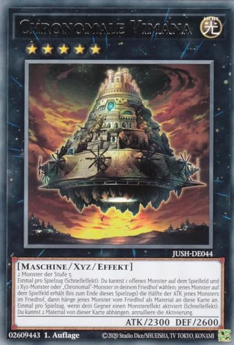 JUSH-DE044 - Chronomale Vimana - Rare - Deutsch - 1. Auflage - Justice Hunters - mit LMS Trading Fieldcenter-Karte Yugioh - Sammelkarte - TCG - Original JUSH-DE044 - Chronomale Vimana - Rare - Deutsch - 1. Auflage - Justice Hunters - mit LMS Trading Fieldcenter-Karte Yugioh - Sammelkarte - TCG - Original von LMS Trading