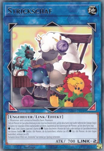 JUSH-DE048 - Strickschaf - Rare - Deutsch - 1. Auflage - Justice Hunters - mit LMS Trading Fieldcenter-Karte Yugioh - Sammelkarte - TCG - Original JUSH-DE048 - Strickschaf - Rare - Deutsch - 1. Auflage - Justice Hunters - mit LMS Trading Fieldcenter-Karte Yugioh - Sammelkarte - TCG - Original von LMS Trading