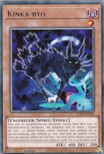 JUSH-DE049 - Kinka-byo - Rare - Deutsch - 1. Auflage - Justice Hunters - mit LMS Trading Fieldcenter-Karte Yugioh - Sammelkarte - TCG - Original JUSH-DE049 - Kinka-byo - Rare - Deutsch - 1. Auflage - Justice Hunters - mit LMS Trading Fieldcenter-Karte Yugioh - Sammelkarte - TCG - Original von LMS Trading