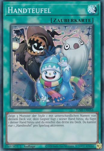 JUSH-DE054 - Handteufel - Super Rare - Deutsch - 1. Auflage - Justice Hunters - mit LMS Trading Fieldcenter-Karte Yugioh - Sammelkarte - TCG - Original JUSH-DE054 - Handteufel - Super Rare - Deutsch - 1. Auflage - Justice Hunters - mit LMS Trading Fieldcenter-Karte Yugioh - Sammelkarte - TCG - Original von LMS Trading