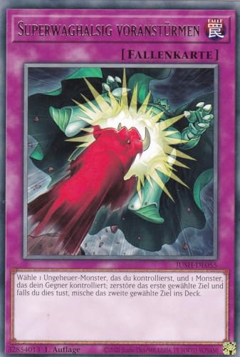 JUSH-DE055 - Superwaghalsig voranstürmen - Rare - Deutsch - 1. Auflage - Justice Hunters - mit LMS Trading Fieldcenter-Karte Yugioh - Sammelkarte - TCG - Original JUSH-DE055 - Superwaghalsig voranstürmen - Rare - Deutsch - 1. Auflage - Justice Hunters - mit LMS Trading Fieldcenter-Karte Yugioh - Sammelkarte - TCG - Original von LMS Trading