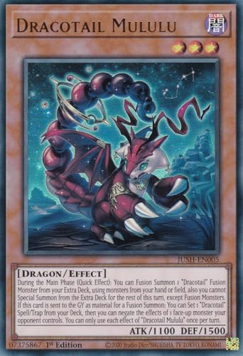 JUSH-EN005 - Dracotail Mululu - Ultra Rare - Englisch - 1. Auflage - Justice Hunters - mit LMS Trading Fieldcenter-Karte Yugioh - Sammelkarte - TCG - Original JUSH-EN005 - Dracotail Mululu - Ultra Rare - Englisch - 1. Auflage - Justice Hunters - mit LMS Trading Fieldcenter-Karte Yugioh - Sammelkarte - TCG - Original von LMS Trading