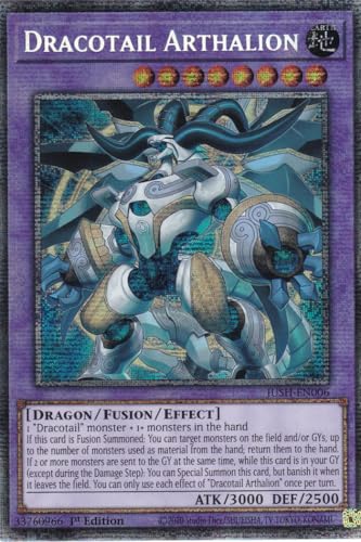 JUSH-EN006 - Dracotail Arthalion - Starlight Rare - Englisch - 1. Auflage - Justice Hunters - mit LMS Trading Fieldcenter-Karte Yugioh - Sammelkarte - TCG - Original JUSH-EN006 - Dracotail Arthalion - Starlight Rare - Englisch - 1. Auflage - Justice Hunters - mit LMS Trading Fieldcenter-Karte Yugioh - Sammelkarte - TCG - Original von LMS Trading