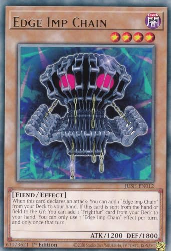 JUSH-EN012 - Edge Imp Chain - Rare - Englisch - 1. Auflage - Justice Hunters - mit LMS Trading Fieldcenter-Karte Yugioh - Sammelkarte - TCG - Original JUSH-EN012 - Edge Imp Chain - Rare - Englisch - 1. Auflage - Justice Hunters - mit LMS Trading Fieldcenter-Karte Yugioh - Sammelkarte - TCG - Original von LMS Trading