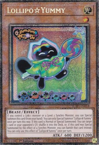 JUSH-EN018 - LollipoYummy - Starlight Rare - Englisch - 1. Auflage - Justice Hunters - mit LMS Trading Fieldcenter-Karte Yugioh - Sammelkarte - TCG - Original JUSH-EN018 - LollipoYummy - Starlight Rare - Englisch - 1. Auflage - Justice Hunters - mit LMS Trading Fieldcenter-Karte Yugioh - Sammelkarte - TCG - Original von LMS Trading