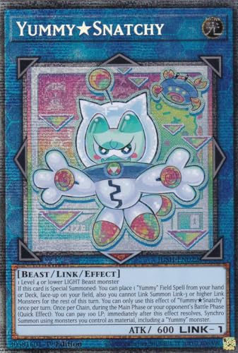 JUSH-EN022 - YummySnatchy - Starlight Rare - Englisch - 1. Auflage - Justice Hunters - mit LMS Trading Fieldcenter-Karte Yugioh - Sammelkarte - TCG - Original JUSH-EN022 - YummySnatchy - Starlight Rare - Englisch - 1. Auflage - Justice Hunters - mit LMS Trading Fieldcenter-Karte Yugioh - Sammelkarte - TCG - Original von LMS Trading