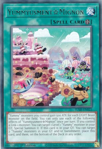 JUSH-EN023 - YummyusmentMignon - Rare - Englisch - 1. Auflage - Justice Hunters - mit LMS Trading Fieldcenter-Karte Yugioh - Sammelkarte - TCG - Original JUSH-EN023 - YummyusmentMignon - Rare - Englisch - 1. Auflage - Justice Hunters - mit LMS Trading Fieldcenter-Karte Yugioh - Sammelkarte - TCG - Original von LMS Trading