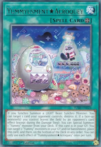 JUSH-EN024 - YummyusmentAcroquey - Rare - Englisch - 1. Auflage - Justice Hunters - mit LMS Trading Fieldcenter-Karte Yugioh - Sammelkarte - TCG - Original JUSH-EN024 - YummyusmentAcroquey - Rare - Englisch - 1. Auflage - Justice Hunters - mit LMS Trading Fieldcenter-Karte Yugioh - Sammelkarte - TCG - Original von LMS Trading