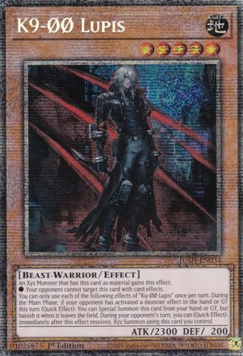 JUSH-EN034 - K9-ØØ Lupis - Starlight Rare - Englisch - 1. Auflage - Justice Hunters - mit LMS Trading Fieldcenter-Karte Yugioh - Sammelkarte - TCG - Original JUSH-EN034 - K9-ØØ Lupis - Starlight Rare - Englisch - 1. Auflage - Justice Hunters - mit LMS Trading Fieldcenter-Karte Yugioh - Sammelkarte - TCG - Original von LMS Trading