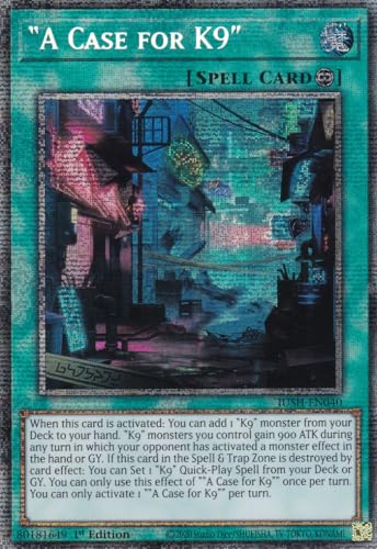 JUSH-EN040 - A Case for K9 - Starlight Rare - Englisch - 1. Auflage - Justice Hunters - mit LMS Trading Fieldcenter-Karte Yugioh - Sammelkarte - TCG - Original JUSH-EN040 - A Case for K9 - Starlight Rare - Englisch - 1. Auflage - Justice Hunters - mit LMS Trading Fieldcenter-Karte Yugioh - Sammelkarte - TCG - Original von LMS Trading