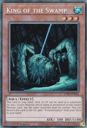 JUSH-EN046 - King of The Swamp - Collector Rare - Englisch - 1. Auflage - Justice Hunters - mit LMS Trading Fieldcenter-Karte Yugioh - Sammelkarte - TCG - Original JUSH-EN046 - King of The Swamp - Collector Rare - Englisch - 1. Auflage - Justice Hunters - mit LMS Trading Fieldcenter-Karte Yugioh - Sammelkarte - TCG - Original von LMS Trading