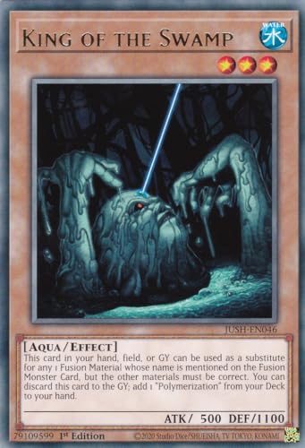 JUSH-EN046 - King of The Swamp - Rare - Englisch - 1. Auflage - Justice Hunters - mit LMS Trading Fieldcenter-Karte Yugioh - Sammelkarte - TCG - Original JUSH-EN046 - King of The Swamp - Rare - Englisch - 1. Auflage - Justice Hunters - mit LMS Trading Fieldcenter-Karte Yugioh - Sammelkarte - TCG - Original von LMS Trading