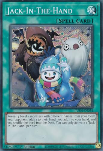 JUSH-EN054 - Jack-In-The-Hand - Super Rare - Englisch - 1. Auflage - Justice Hunters - mit LMS Trading Fieldcenter-Karte Yugioh - Sammelkarte - TCG - Original JUSH-EN054 - Jack-In-The-Hand - Super Rare - Englisch - 1. Auflage - Justice Hunters - mit LMS Trading Fieldcenter-Karte Yugioh - Sammelkarte - TCG - Original von LMS Trading