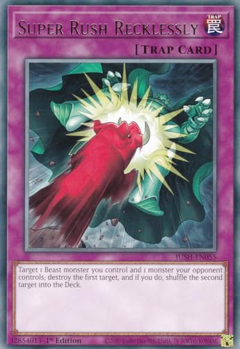 JUSH-EN055 - Super Rush Recklessly - Rare - Englisch - 1. Auflage - Justice Hunters - mit LMS Trading Fieldcenter-Karte Yugioh - Sammelkarte - TCG - Original JUSH-EN055 - Super Rush Recklessly - Rare - Englisch - 1. Auflage - Justice Hunters - mit LMS Trading Fieldcenter-Karte Yugioh - Sammelkarte - TCG - Original von LMS Trading