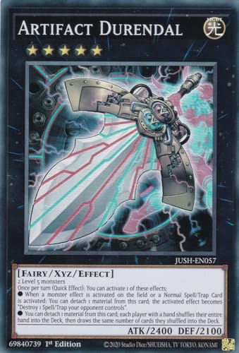 JUSH-EN057 - Artifact Durendal - Super Rare - Englisch - 1. Auflage - Justice Hunters - mit LMS Trading Fieldcenter-Karte Yugioh - Sammelkarte - TCG - Original JUSH-EN057 - Artifact Durendal - Super Rare - Englisch - 1. Auflage - Justice Hunters - mit LMS Trading Fieldcenter-Karte Yugioh - Sammelkarte - TCG - Original von LMS Trading