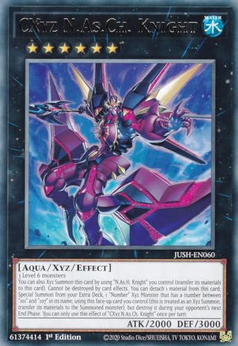 JUSH-EN060 - CXyz N.As.Ch. Knight - Rare - Englisch - 1. Auflage - Justice Hunters - mit LMS Trading Fieldcenter-Karte Yugioh - Sammelkarte - TCG - Original JUSH-EN060 - CXyz N.As.Ch. Knight - Rare - Englisch - 1. Auflage - Justice Hunters - mit LMS Trading Fieldcenter-Karte Yugioh - Sammelkarte - TCG - Original von LMS Trading
