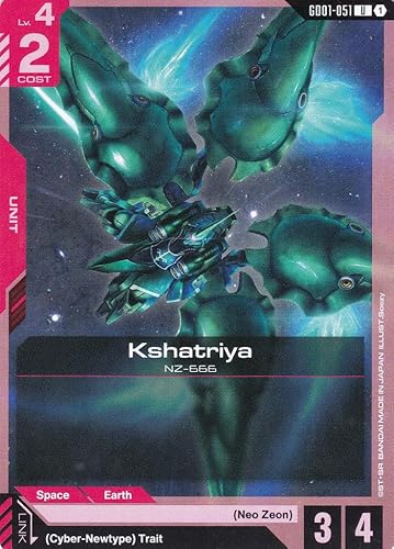 Kshatriya NZ-666 - GD01-051 - Uncommon - Newtype Rising - Gundam TCG - Einzelkarte - Offiziell - Anime - mit LMS-Trading Karte Kshatriya NZ-666 - GD01-051 - Uncommon - Newtype Rising - Gundam TCG - Einzelkarte - Offiziell - Anime - mit LMS-Trading Karte von LMS Trading