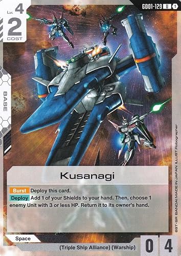 Kusanagi - GD01-129 - Uncommon - Newtype Rising - Gundam TCG - Einzelkarte - Offiziell - Anime - mit LMS-Trading Karte Kusanagi - GD01-129 - Uncommon - Newtype Rising - Gundam TCG - Einzelkarte - Offiziell - Anime - mit LMS-Trading Karte von LMS Trading