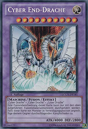 LCGX-DE181 - Cyber End-Drache - Secret Rare - Unlimitiert - DEUTSCH - Legendary Collection 2: Mega Pack - mit LMS Trading Fieldcenter-Karte Yugioh von LMS Trading