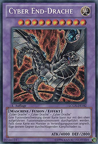 LCGX-DE182 - Cyber End-Drache (alternatives Artwork) - Secret Rare - Unlimitiert - DEUTSCH - Legendary Collection 2: Mega Pack - mit LMS Trading Fieldcenter-Karte Yugioh von LMS Trading