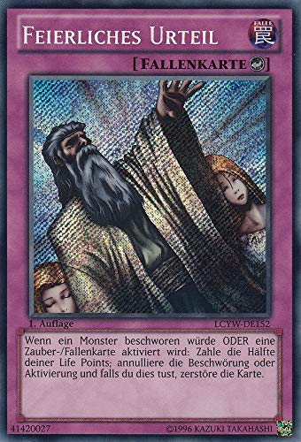 LCYW-DE152 - Feierliches Urteil - Secret Rare - Deutsch - Legendary Collection 3: Mega Pack - mit LMS Trading Fieldcenter-Karte Yugioh LCYW-DE152 - Feierliches Urteil - Secret Rare - Deutsch - Legendary Collection 3: Mega Pack - mit LMS Trading Fieldcenter-Karte Yugioh von LMS Trading