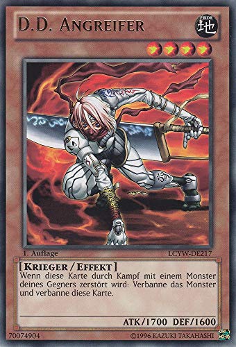LCYW-DE217 - D.D. Angreifer - Rare - Deutsch - Legendary Collection 3: Mega Pack - mit LMS Trading Fieldcenter-Karte Yugioh von LMS Trading