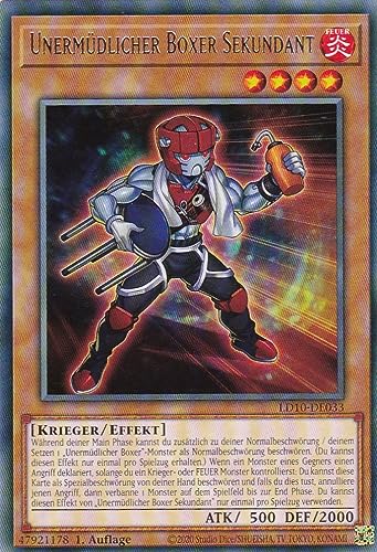 LD10-DE033 - Unermüdlicher Boxer Sekundant - Rare - 1. Auflage - Deutsch - Legendary Duelists: Soulburning Volcano - mit LMS Trading Fieldcenter-Karte Yugioh LD10-DE033 - Unermüdlicher Boxer Sekundant - Rare - 1. Auflage - Deutsch - Legendary Duelists: Soulburning Volcano - mit LMS Trading Fieldcenter-Karte Yugioh von LMS Trading