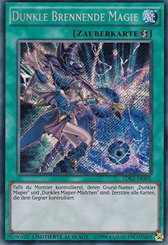 LDK2-DES05 - Dunkle brennende Magie - Secret Rare - Reprint - Deutsch - Legendary Decks II - mit LMS Trading Fieldcenter-Karte Yugioh LDK2-DES05 - Dunkle brennende Magie - Secret Rare - Reprint - Deutsch - Legendary Decks II - mit LMS Trading Fieldcenter-Karte Yugioh von LMS Trading