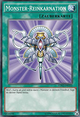 LDK2-DEY32 - Monster-Reinkarnation - Common - Reprint - Deutsch - Legendary Decks II - mit LMS Trading Fieldcenter-Karte Yugioh LDK2-DEY32 - Monster-Reinkarnation - Common - Reprint - Deutsch - Legendary Decks II - mit LMS Trading Fieldcenter-Karte Yugioh von LMS Trading