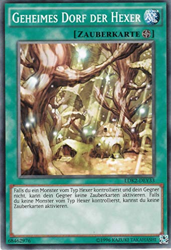 LDK2-DEY33 - Geheimes Dorf der Hexer - Common - Reprint - Deutsch - Legendary Decks II - mit LMS Trading Fieldcenter-Karte Yugioh von LMS Trading