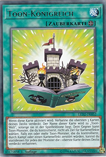 LED2-DE052 - Toon-Königreich - Rare - 1. Auflage - Deutsch - Legendary Duelists: Ancient Millennium - mit LMS Trading Fieldcenter-Karte Yugioh LED2-DE052 - Toon-Königreich - Rare - 1. Auflage - Deutsch - Legendary Duelists: Ancient Millennium - mit LMS Trading Fieldcenter-Karte Yugioh von LMS Trading