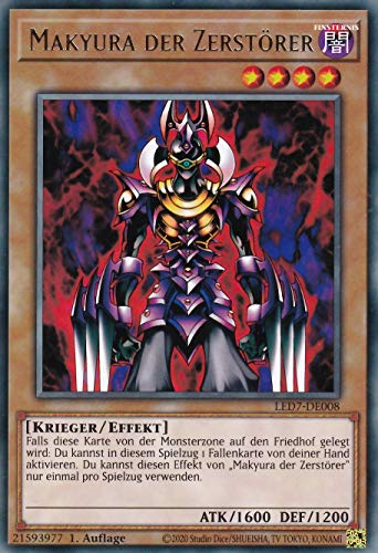 LED7-DE008 - Makyura der Zerstörer - Rare - Reprint - Deutsch - Legendary Duelists: Rage of Ra - mit LMS Trading Fieldcenter-Karte Yugioh LED7-DE008 - Makyura der Zerstörer - Rare - Reprint - Deutsch - Legendary Duelists: Rage of Ra - mit LMS Trading Fieldcenter-Karte Yugioh von LMS Trading