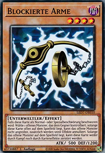 LED7-DE011 - Blockierte Beine - Common - Reprint - Deutsch - Legendary Duelists: Rage of Ra - mit LMS Trading Fieldcenter-Karte Yugioh LED7-DE011 - Blockierte Beine - Common - Reprint - Deutsch - Legendary Duelists: Rage of Ra - mit LMS Trading Fieldcenter-Karte Yugioh von LMS Trading