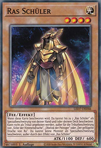 LED7-DE046 - Ras Schüler - Common - Reprint - Deutsch - Legendary Duelists: Rage of Ra - mit LMS Trading Fieldcenter-Karte Yugioh LED7-DE046 - Ras Schüler - Common - Reprint - Deutsch - Legendary Duelists: Rage of Ra - mit LMS Trading Fieldcenter-Karte Yugioh von LMS Trading