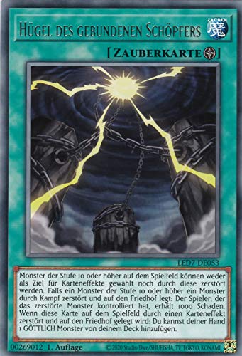 LED7-DE053 - Hügel des gebundenen Schöpfers - Rare - Reprint - Deutsch - Legendary Duelists: Rage of Ra - mit LMS Trading Fieldcenter-Karte Yugioh LED7-DE053 - Hügel des gebundenen Schöpfers - Rare - Reprint - Deutsch - Legendary Duelists: Rage of Ra - mit LMS Trading Fieldcenter-Karte Yugioh von LMS Trading