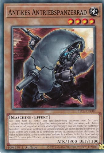 LEDE-DE007 - Antikes Antriebspanzerrad - Common - 1. Auflage - Deutsch - Legacy of Destruction - mit LMS Trading Fieldcenter-Karte Yugioh LEDE-DE007 - Antikes Antriebspanzerrad - Common - 1. Auflage - Deutsch - Legacy of Destruction - mit LMS Trading Fieldcenter-Karte Yugioh von LMS Trading